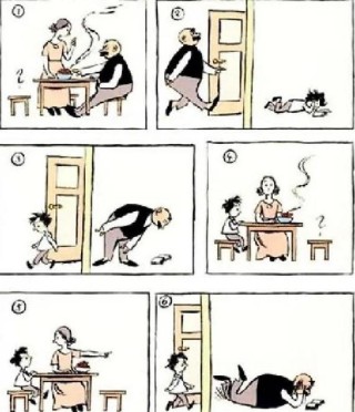 感人至深的漫画故事：父与子是一生的陪伴