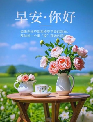微信早安心语经典励志语 早安激励人的正能量句子