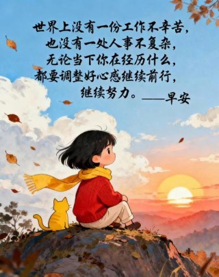 早安心语：只有迈出脚下那一步，人生才会与众不同