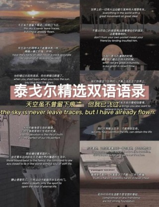 泰戈尔经典语录100句，泰戈尔经典语录精选100句