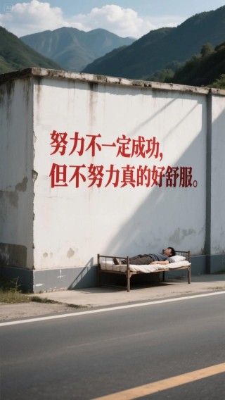 不是运气不好，只是你不够努力而已