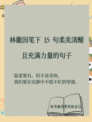 林徽因最火的名句经典语录，林徽因经典名句，人生若只如初见