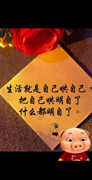 致自己的人生一句话，人生箴言，勇往直前，无悔前行。