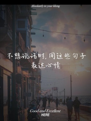 适合心情低落的句子，心情低落时的慰藉之句