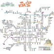 西安地铁一号线的全程路线都是哪里有哪几站