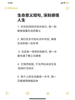 给生命以意义