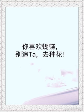 早安心语｜蝴蝶蜕变的励志的句子