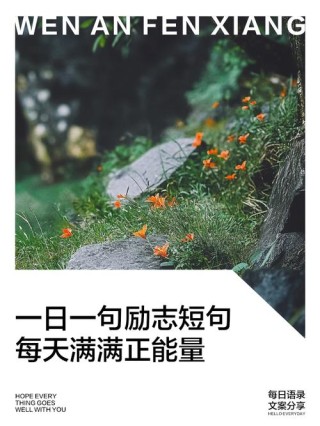 阳光满满正能量短句，阳光正能量短句，充满活力的生活态度