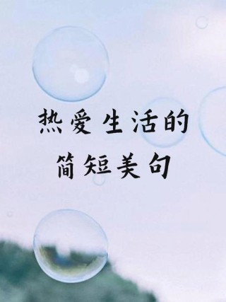 生活简单美好的句子