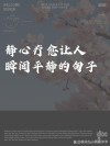 独处静心的唯美句子（关于独享的唯美句子）