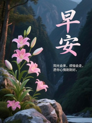 人生，不悲观，不回避，不浮躁，世事随他沧桑，早上好