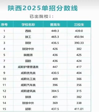 西安外国语大学2025各专业在陕西招生人数、录取分数线（附：招生计划表）
