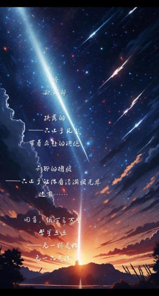 星空意境的唯美文案