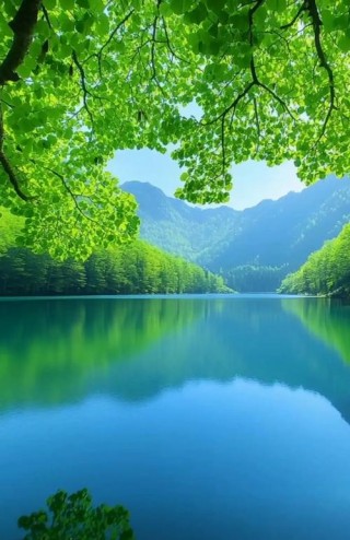 罕见的盛夏湖景：如诗如画，如歌如泣