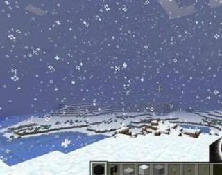 我的世界开始下雪