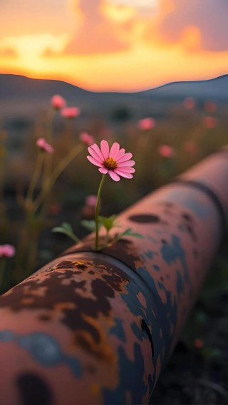 一朵花，开在枝头，是春的寂寞。一个人，跌落人间，是孤独无趣