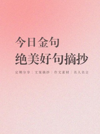 金句摘抄100句，金句摘抄精选100句
