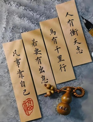 仰望命运，并微笑着伸出手去，与所有的不幸握手言和