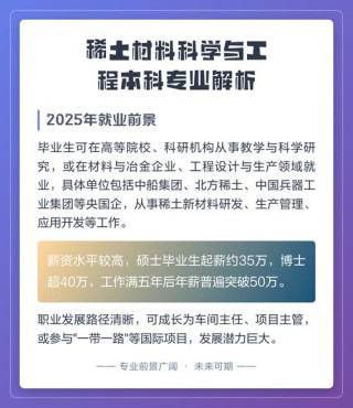 稀土科学与工程专业大学院校排名（2026最新排行榜）
