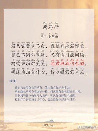 10句描写马的经典古诗！健儿须快马，快马须健儿！