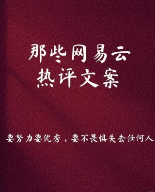 一眼就触动到你的网易云热评文案