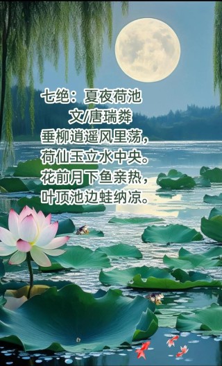 李白笔下的夏日，时光清浅，岁月如莲