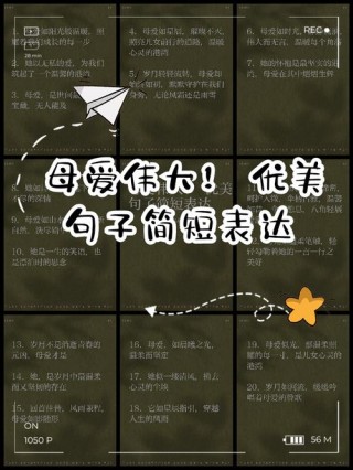 分享对妈妈的爱的句子