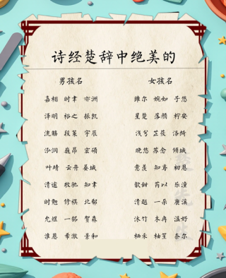 句子起名(诗经优美句子取名大全)