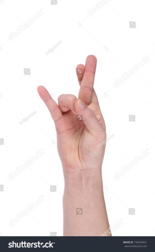 fingers crossed：祝你好运