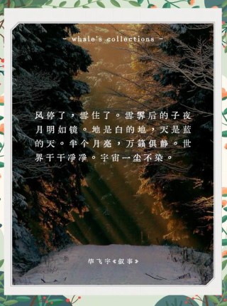 100句雪诗词，遇见最美冬天