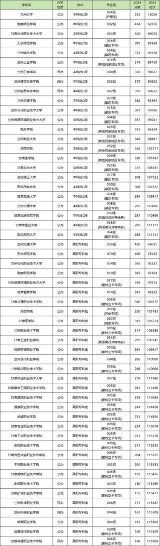 甘肃商务经济学专业大学排名及分数线（哪个学校好）