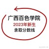 百色学院各专业在内蒙古招生人数、录取分数线2026（附：招生计划表）