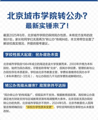 北京城市学院是公办还是民办大学？学费多少