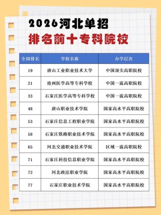 2026新星公办专科学校有哪些 附所有名单一览表（1所）