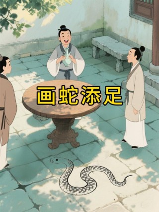 笑话故事之画蛇新传