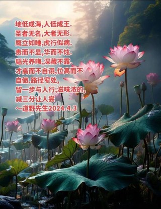 「咏物格言」天地万物皆智慧，很有趣
