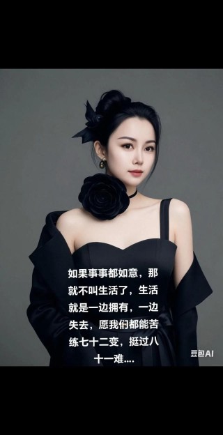 董卿说：人生之美，在于付出和努力；人生之果，在于拼搏和执着！