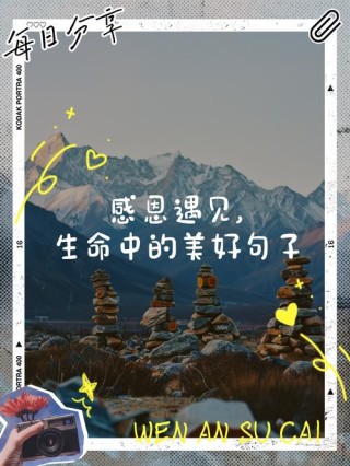 感恩生命里，所有温暖的相遇！