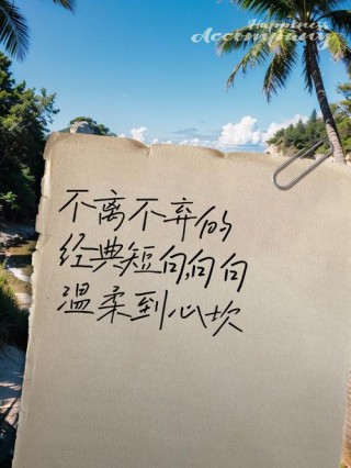 语录短句，人生智慧，简短语录精选