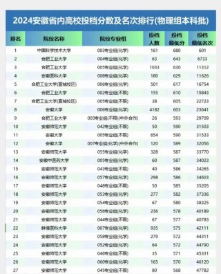 安徽高考排名77000-78000位次能上什么大学（2026历史类）