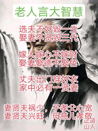 经典老人言，都是大智慧 1、结婚不能哭。 2、吃饭...
