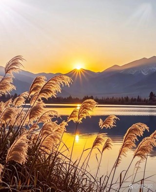朝阳和夕阳，绚丽的色彩，是打翻了调色盘的美