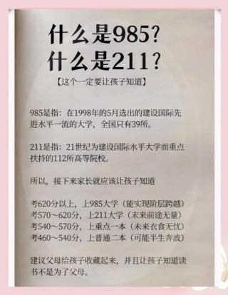 985和211大学分别有多少所