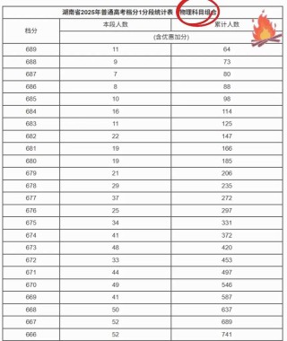 湖南省教育考试院2026高考一分一段表查询入口