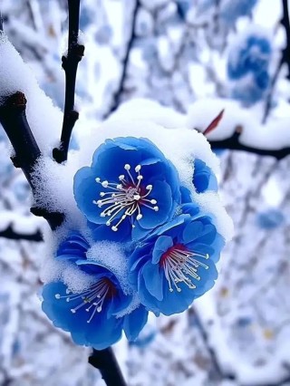 雪开的花