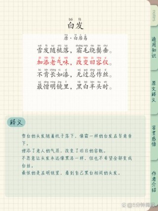 一来二去到白头 （打一字）