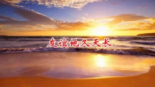 友谊天长地久，将关爱赠与彼此
