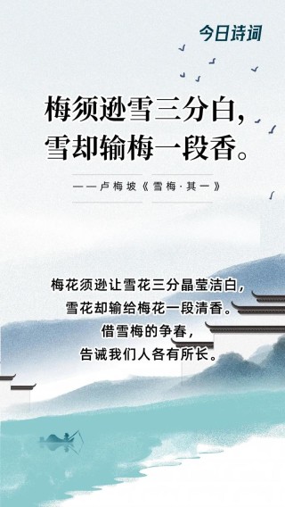燕舞半夏，梅开寒冬