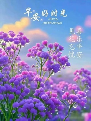 最新朋友圈早上好问候祝福图片带字温馨，正能量有哲理的励志短句