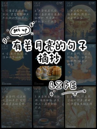 一些值得收藏的温柔短句：我这一生 除了故乡 只为你一人写过月亮